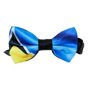 Color Block Retro Bow Tie Wedding Tuxedo Formal Event Prom Academia Grandpa